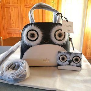 NWT Kate Spade Penguin Combo Bag & Cardholder